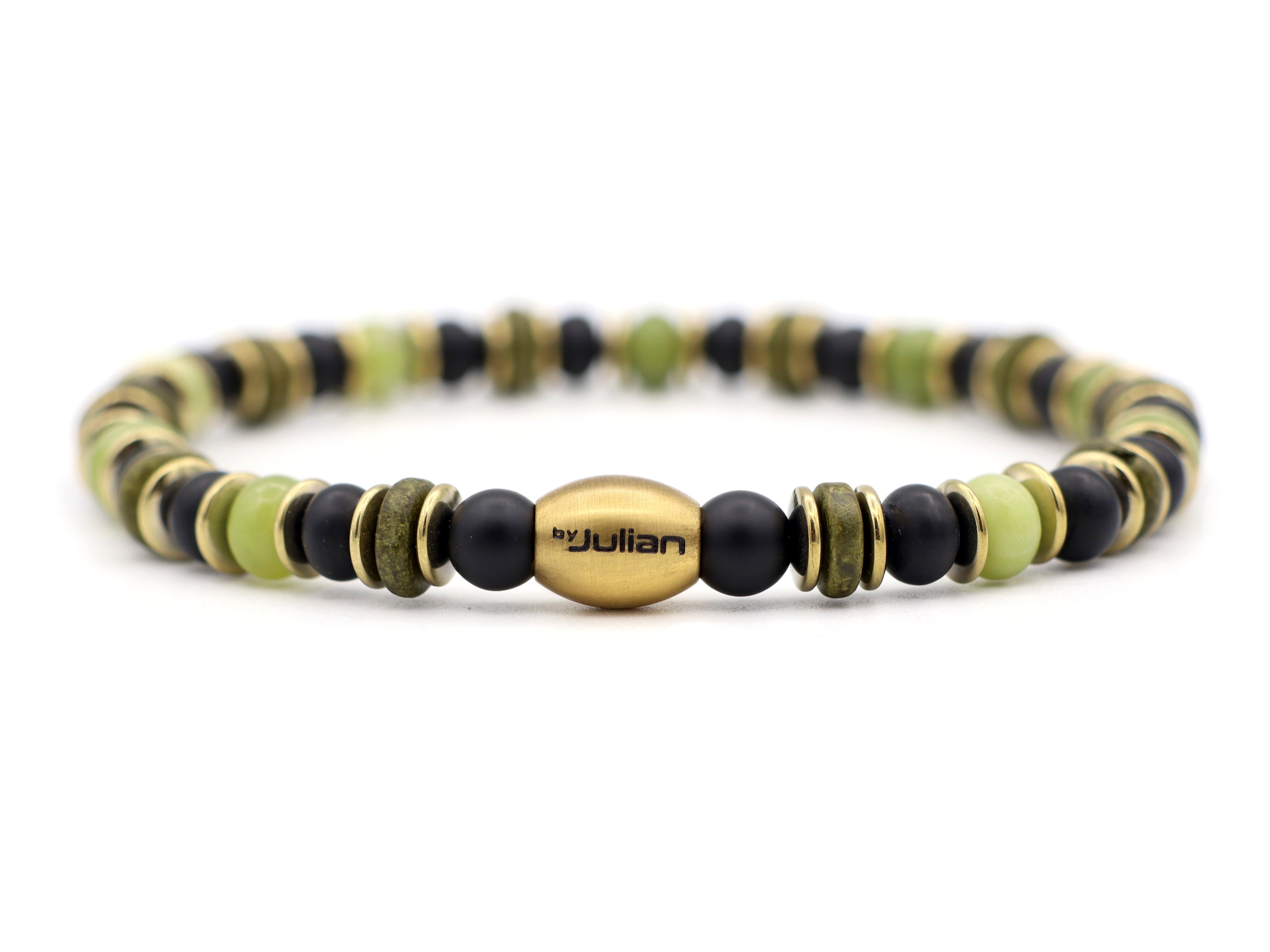 Enam segara serpentine, onyx (silver or gold)