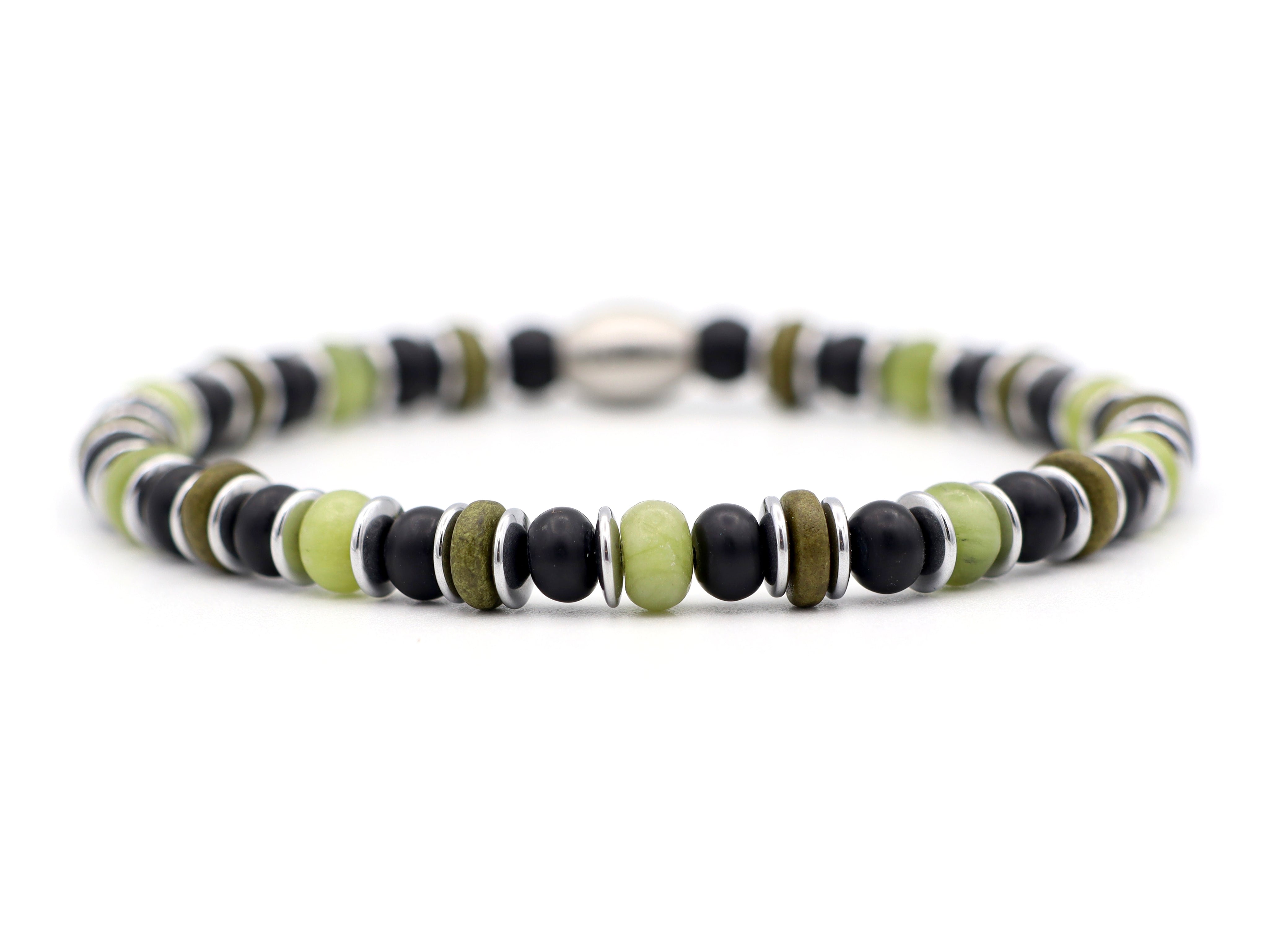 Enam segara serpentine, onyx (silver or gold)