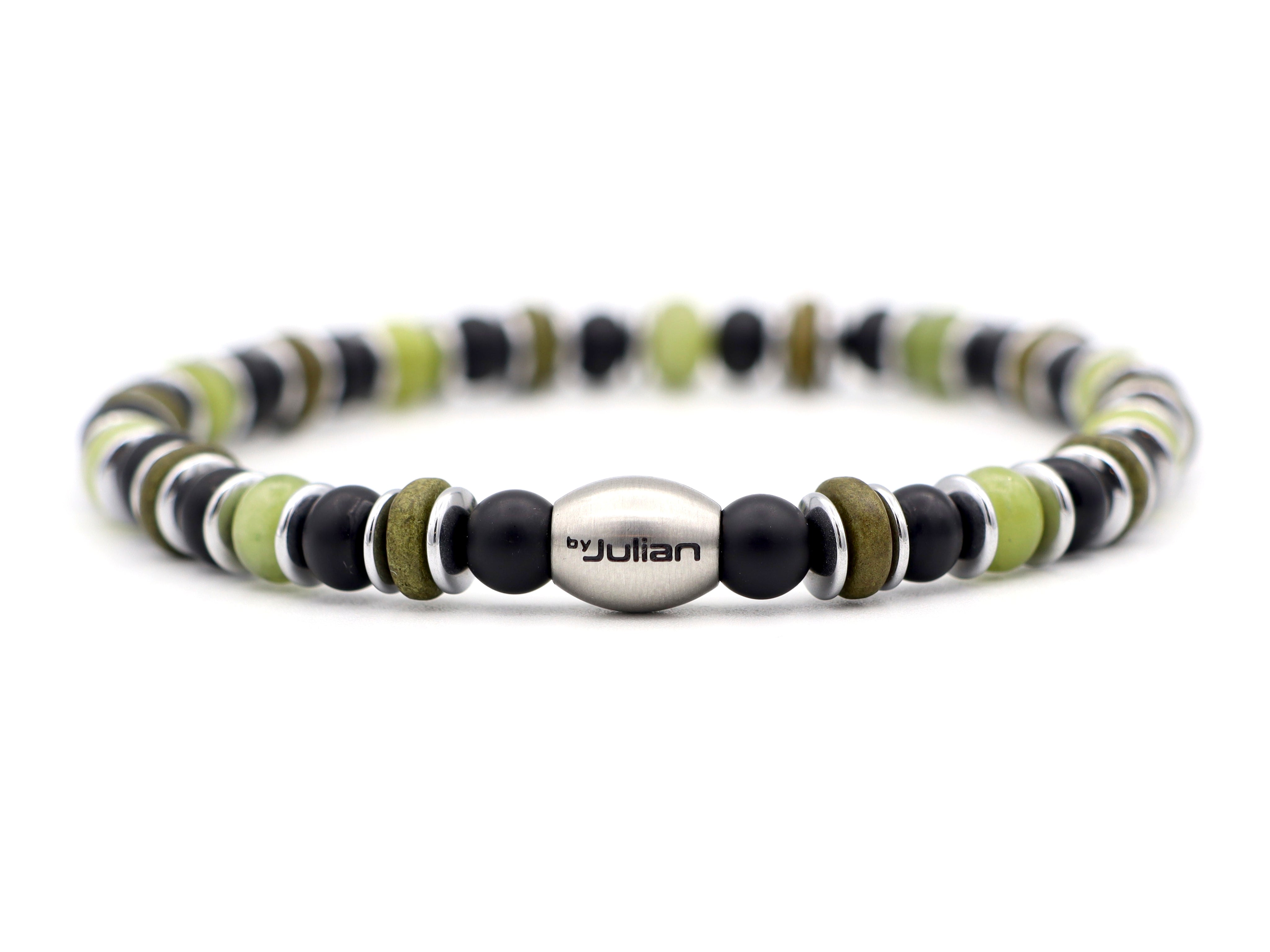 Enam segara serpentine, onyx (silver or gold)