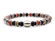 Enam segara rode jaspis en onyx (zilver of goud)