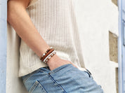 Enam Tiga naturel (zilver of goud)