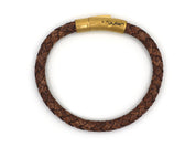 Kepang bruin Mas - 6mm