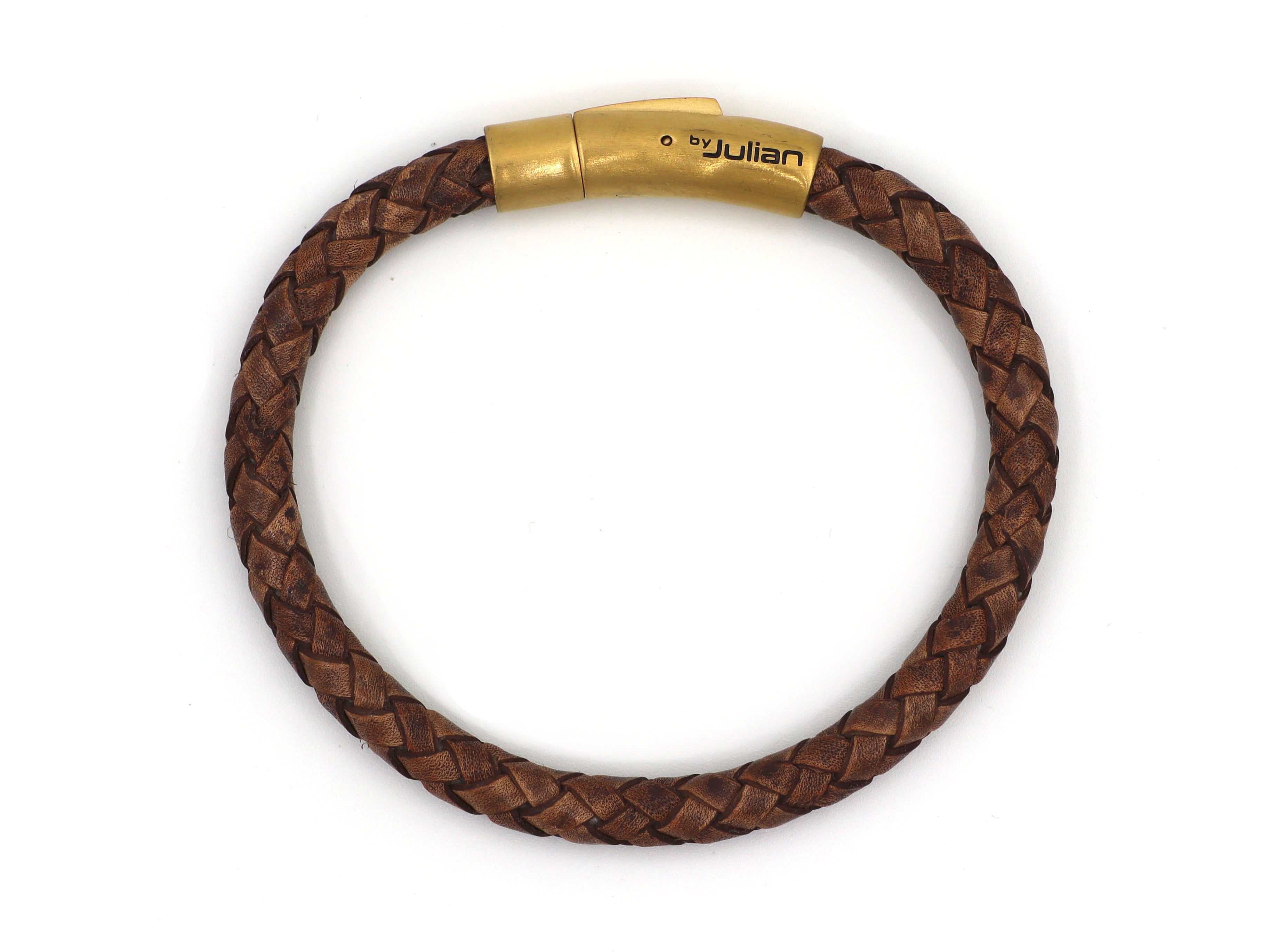 Kepang bruin Mas - 6mm