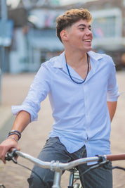 ketting Rantai Enam Sodaliet (6mm), roestvrij staal