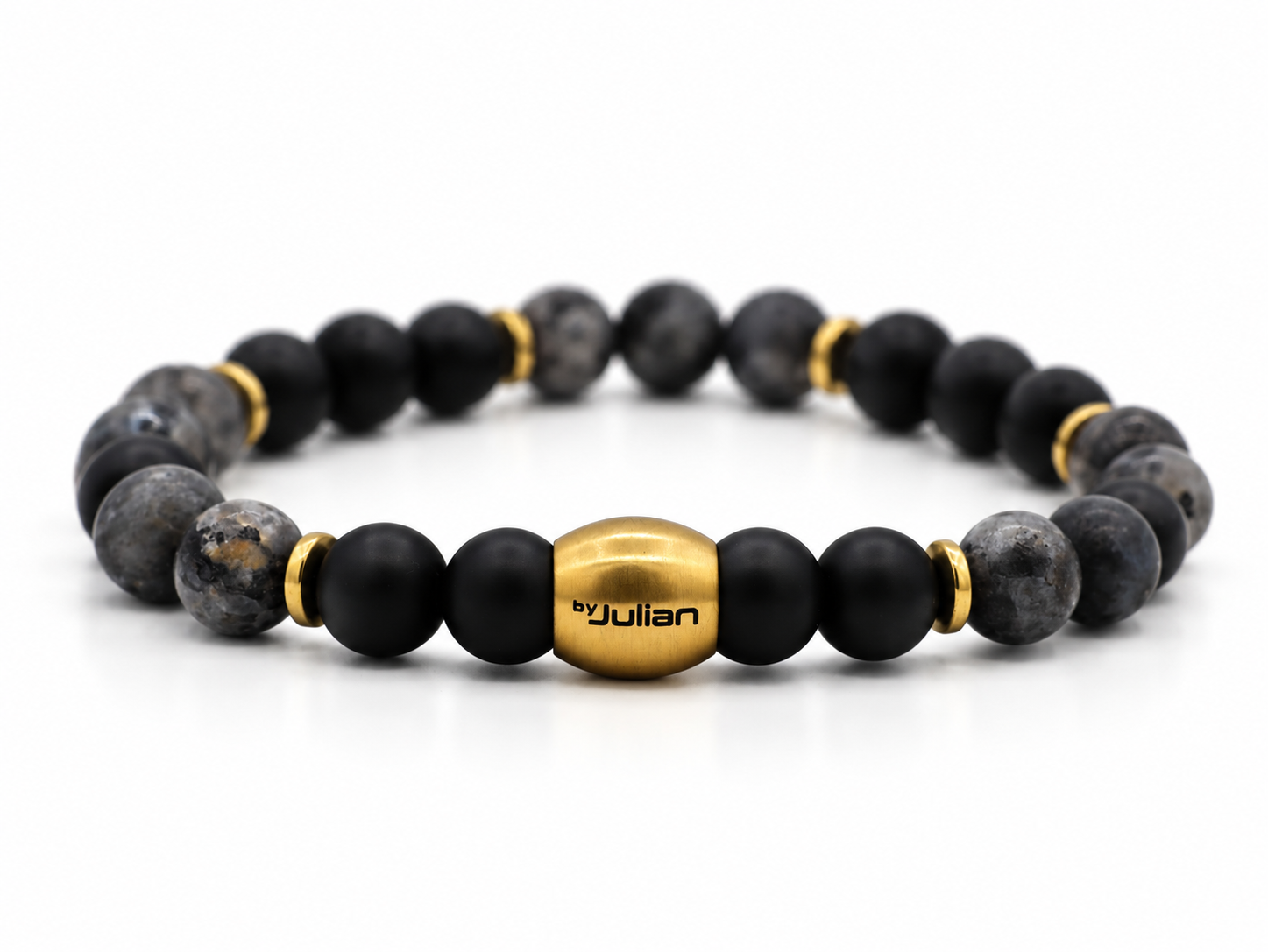 Nane Bayang matt onyx, silver or gold