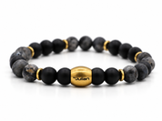 Nane Bayang matt onyx, silver or gold