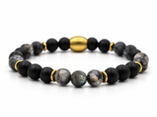 Nane Bayang matt onyx, silver or gold