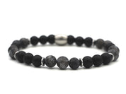 Nane Bayang matt onyx, silver or gold