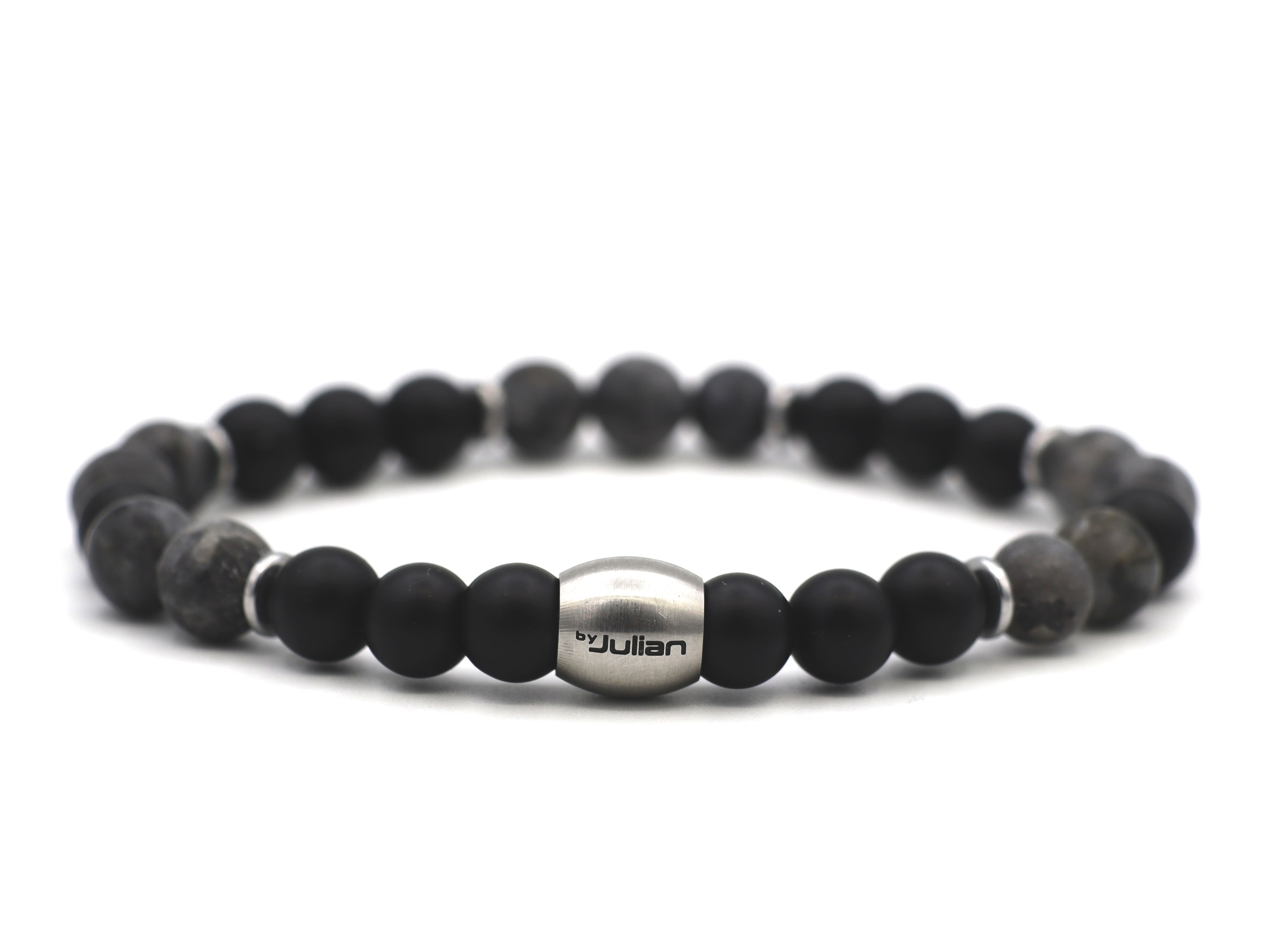 Nane Bayang matt onyx, silver or gold