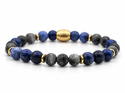 Nane Bayang sodalite, silver or gold