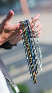 ketting Rantai Enam Sodaliet (6mm), roestvrij staal