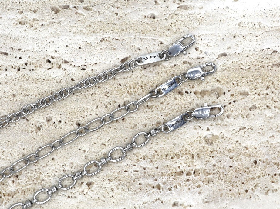 armband Baja Menjalin, roestvrij staal