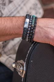 Morse code armband papa
