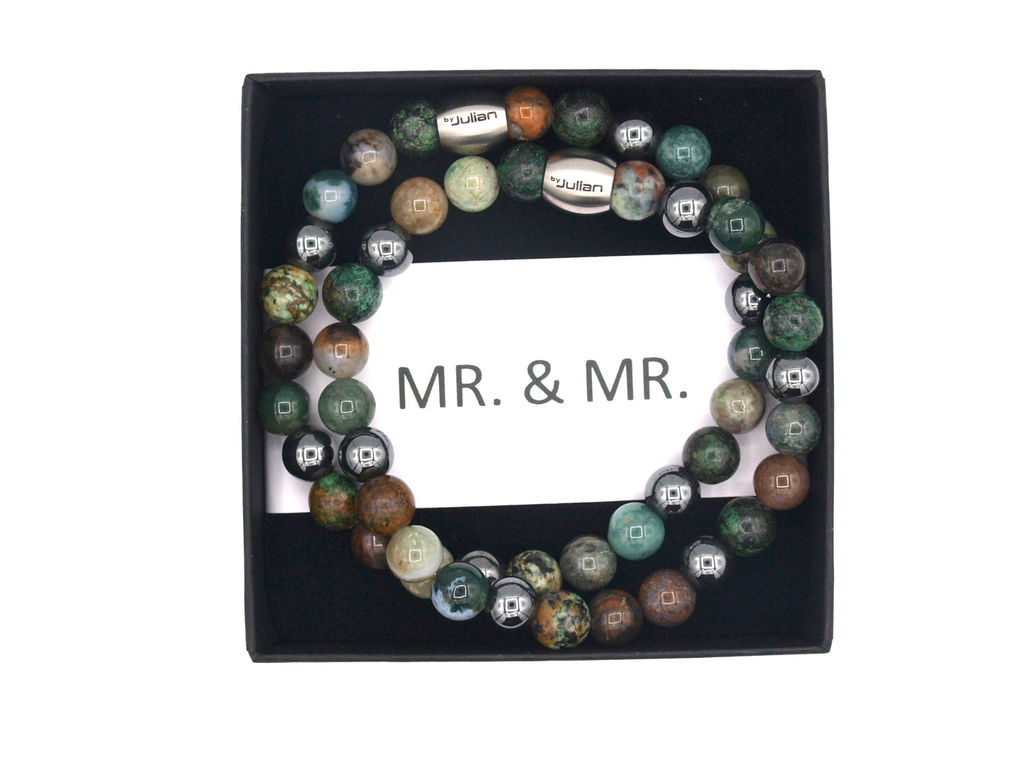 MR. & MR. bracelet set green